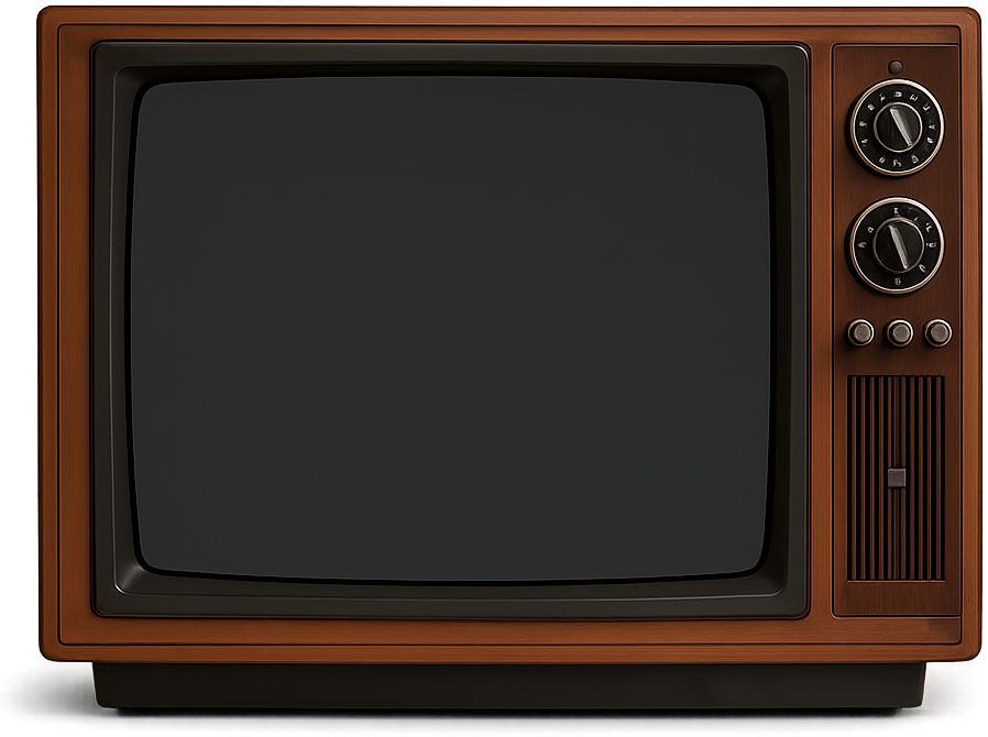 Televizor retro cu ai-aflat